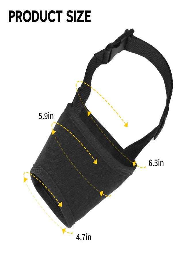 Gaahkai 3PCS Small Dog Muzzles to Prevent Biting, Soft Anti Bark Muzzle for Dogs Barking - Image 2